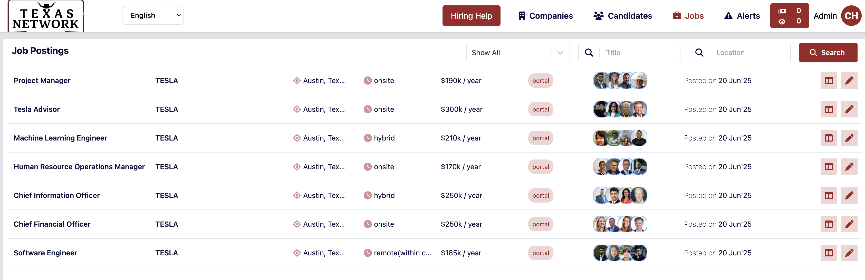 Business Interface
